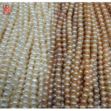 9-10mm Round Cultured Freshwater Pearls Strands